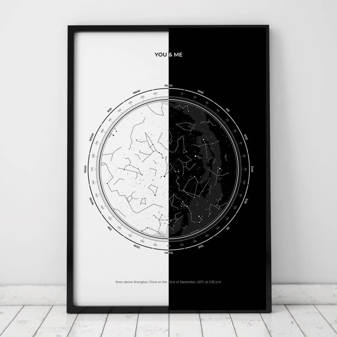 Under Lucky Stars - blackwhitesplit