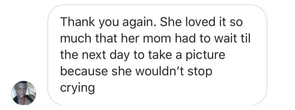 Customer love letter